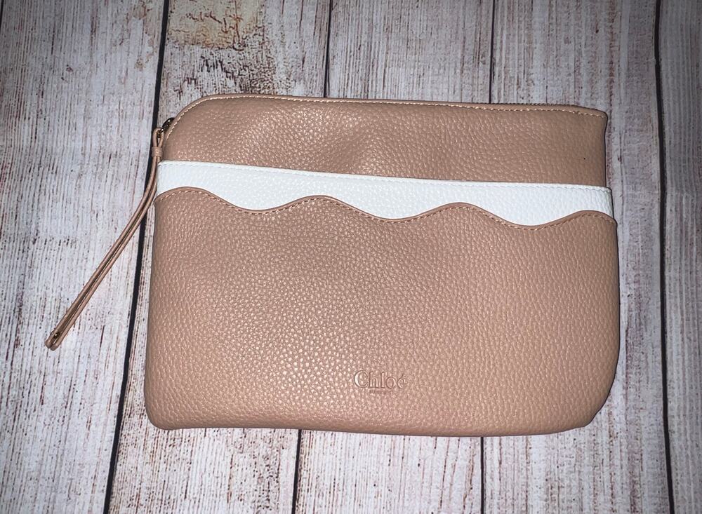 Brand New Chloe Makeup Pouch Cosmetic Bag Purse Clutch 8" x 6"